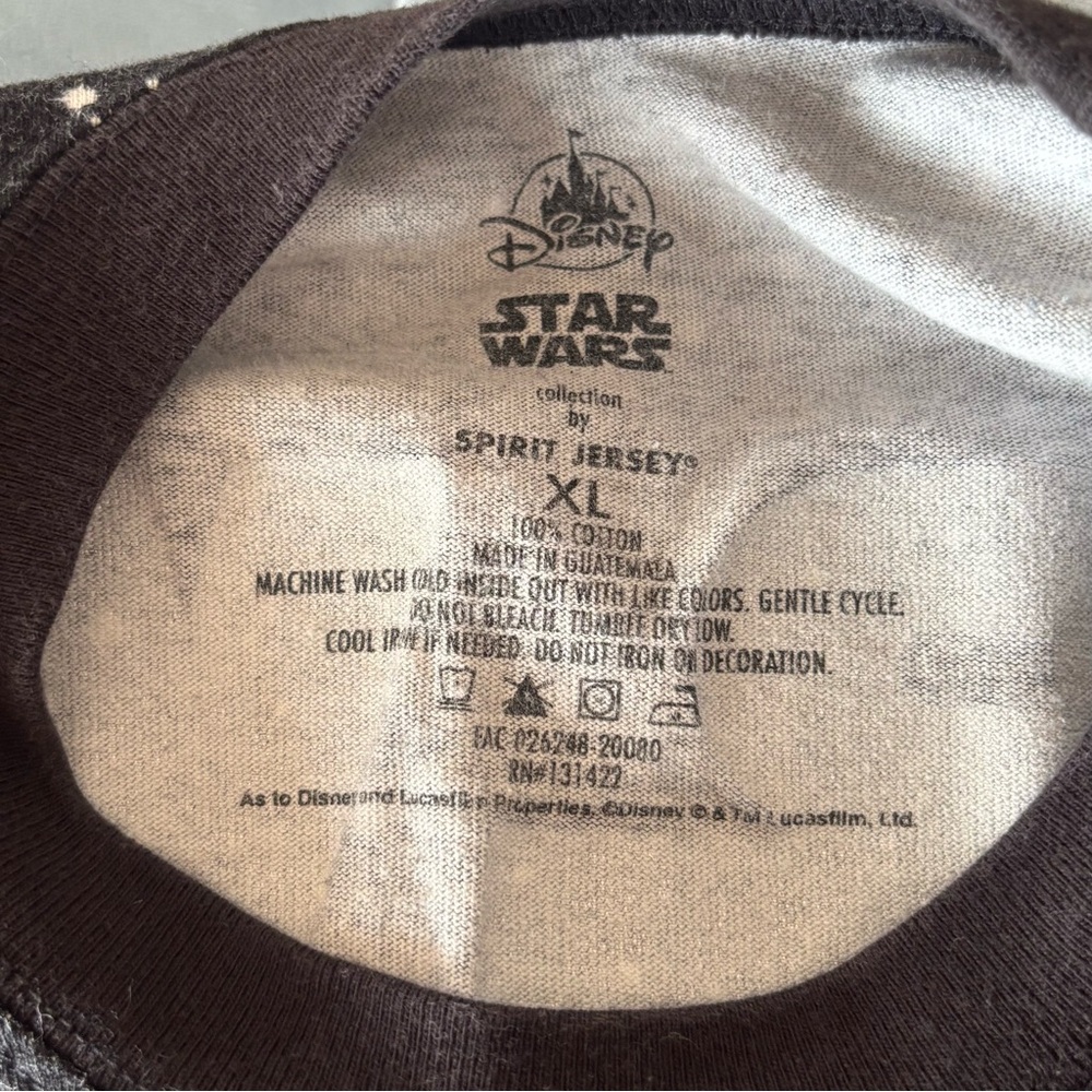 Disney Star Wars Rare Spirit Jersey Rebels Imperial 2020 Black Adult XL - Picture 10 of 10